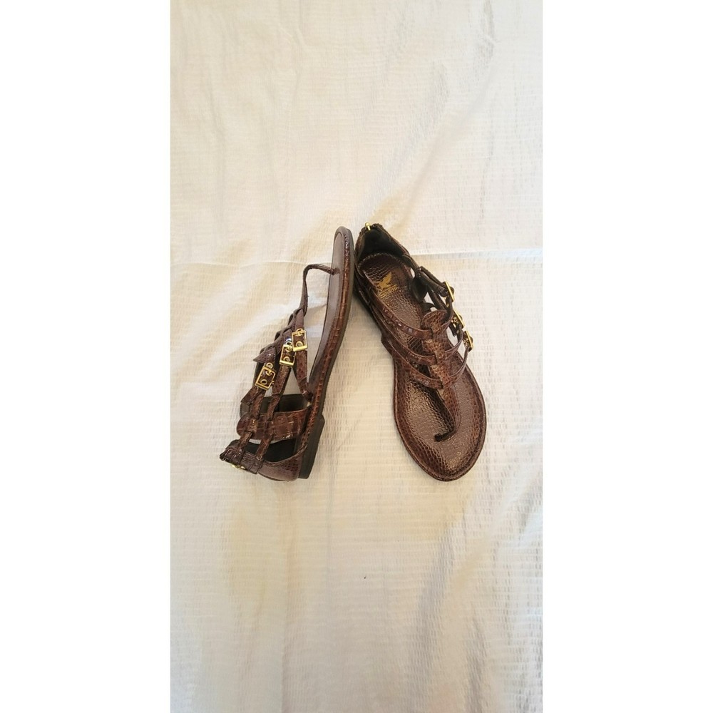 Shirkh Brown Womans Sandals Size 9 - Picture 4 of 6
